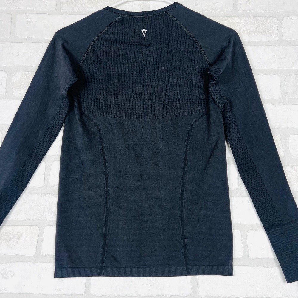 Ivivva Lululemon Swiftly Tech Long Sleeve Shirt Black Thumbholes Youth 12 - Picture 7 of 12